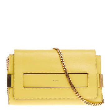 Chloe Elle Chain Clutch Leather Medium