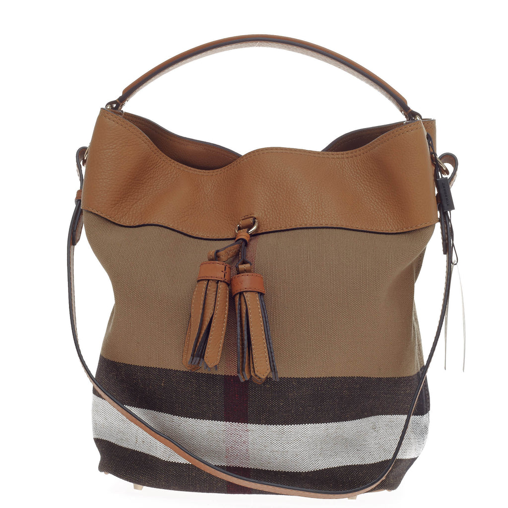 Burberry hotsell hobo canvas