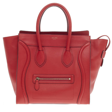 Celine Luggage Grainy Leather Mini
