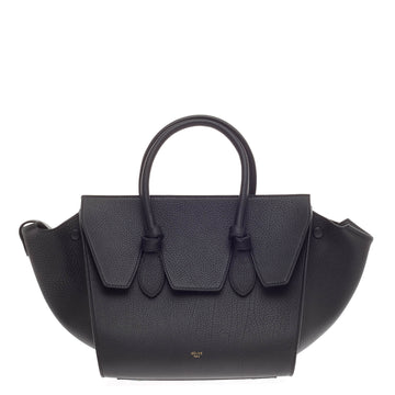 Celine Tie Knot Tote Grainy Leather Mini