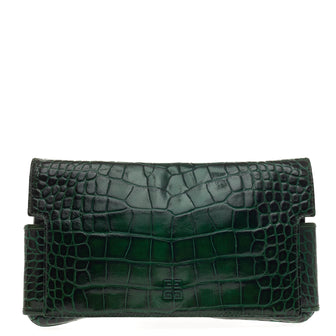 Givenchy Melancholia Clutch Embossed Crocodile