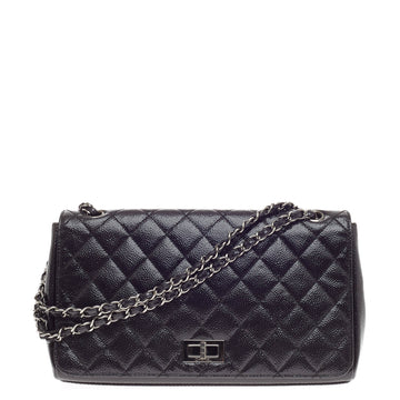 Chanel Diamond Shine Flap Bag Quilted Patent Caviar Medium