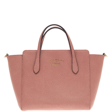 Gucci Swing Crossbody Pebbled Leather Mini