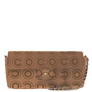Chanel Chain Single Flap Coco Pony Hair East West