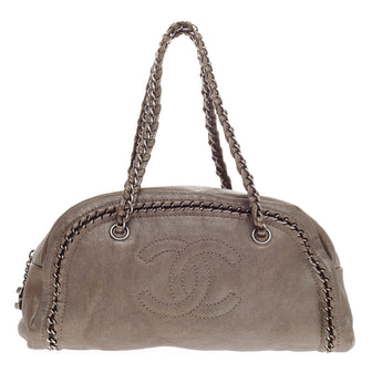 Chanel Luxe Ligne Bowler Leather Medium