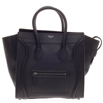 Celine Luggage Grainy Leather Mini