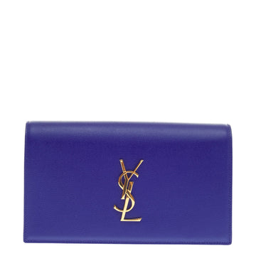 Saint Laurent Classic Monogram Clutch Leather