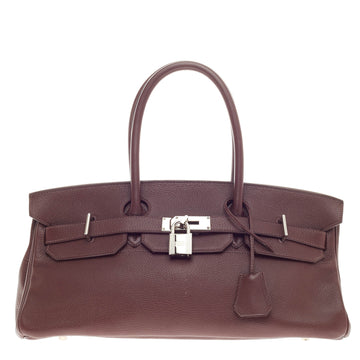Hermes Birkin JPG Chocolate Clemence with Palladium Hardware 42
