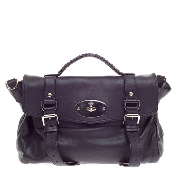 Mulberry Alexa Satchel Polished Buffalo -