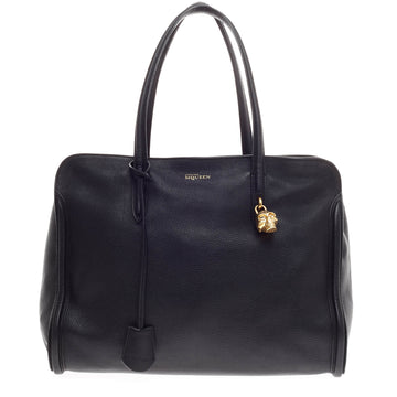 Alexander McQueen Padlock Zip Around Tote Leather Medium
