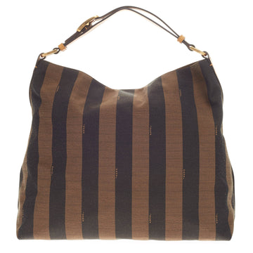 Fendi Pequin Hobo Canvas