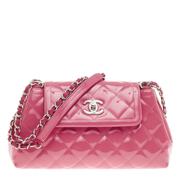 Chanel Coco Shine Accordion Flap Patent Small