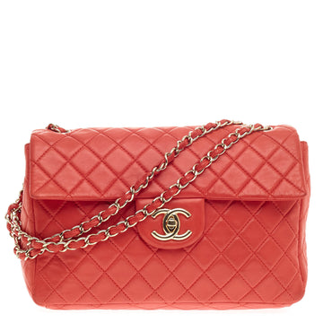 Chanel Vintage Classic Single Flap Quilted Lambskin Maxi