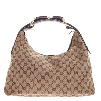 Gucci Horsebit Hobo GG Canvas Medium