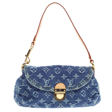 Louis Vuitton Pleaty Denim Mini