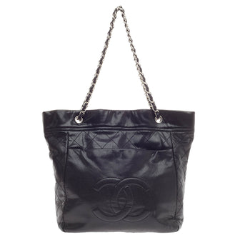Chanel Timeless Pocket Tote Soft Caviar North South