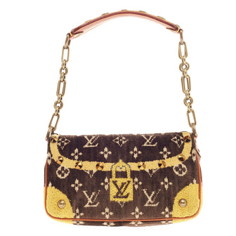 Louis Vuitton Trompe L'Oeil Pochette Monogram Velvet -