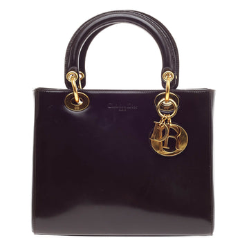 Christian Dior Vintage Lady Dior Leather Medium
