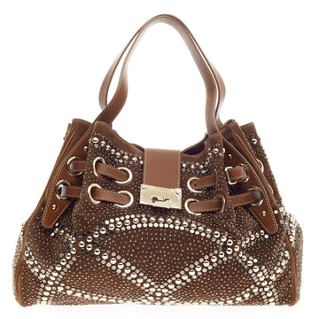 Jimmy Choo Ramona Hobo Studded Leather -