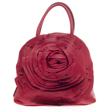 Valentino Rose Vertigo Tote Leather -