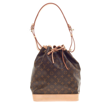 LOUIS VUITTON Noe Large Monogram Rayure Shoulder Bag-US