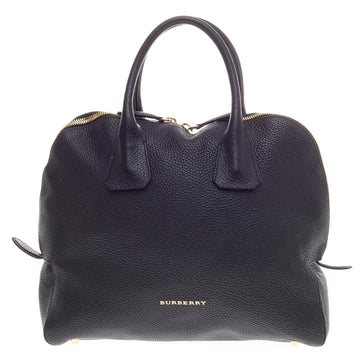 Burberry Greenwood Bowling Bag Grainy Leather Medium