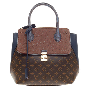 Louis Vuitton Majestueux Tote Monogram Canvas and Exotics MM