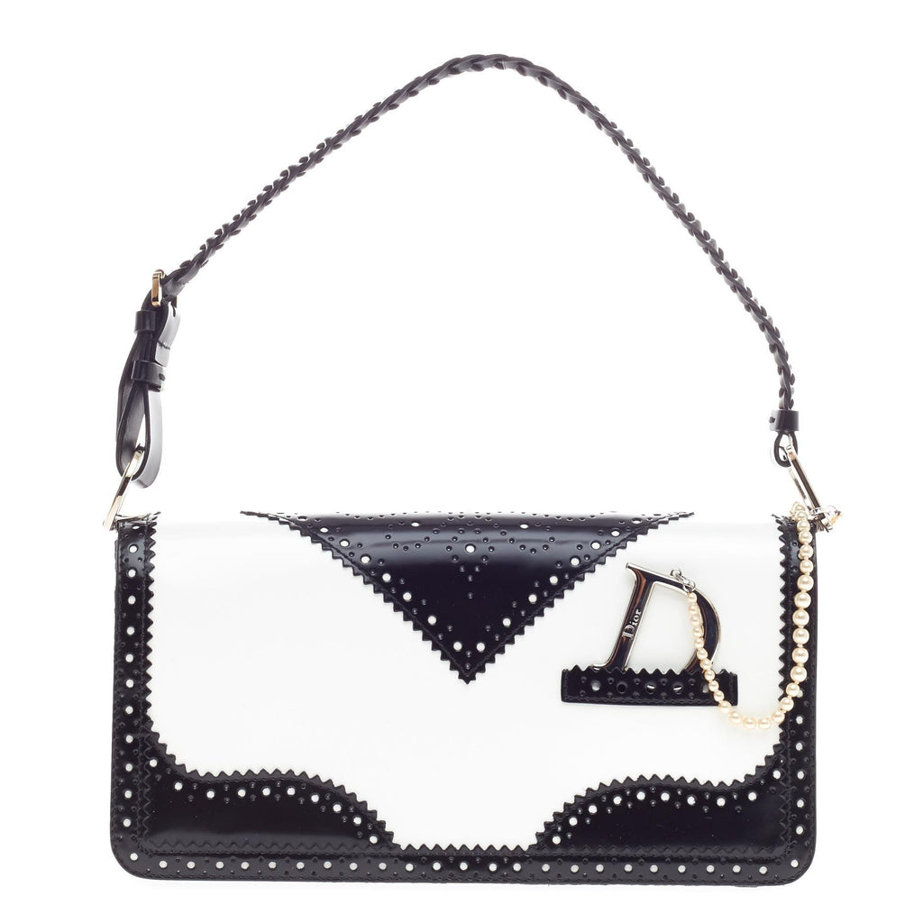 Christian Dior D' Trick Zip Shoulder Bag