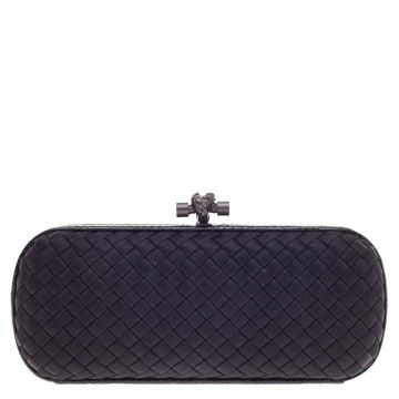 Bottega Veneta Box Knot Clutch Satin Long