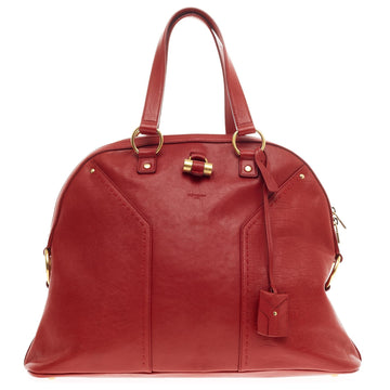 Saint Laurent Muse Shoulder Bag Leather Oversized