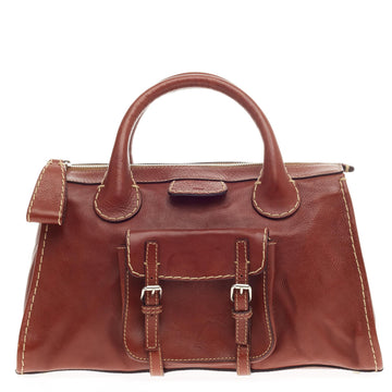Chloe Edith Satchel Leather