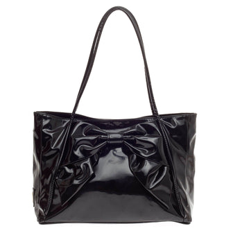 Valentino Betty Bow Tote Patent -