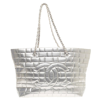 Chanel Frozen Tote Quilted Vinyl Large
