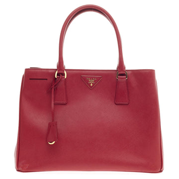 Prada Gardener Tote Saffiano Leather Medium