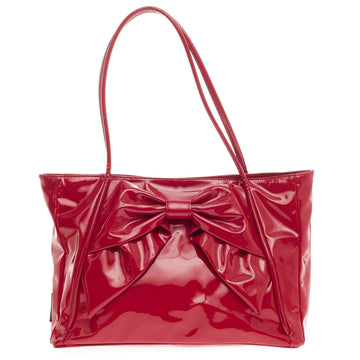 Valentino Betty Bow Tote Patent