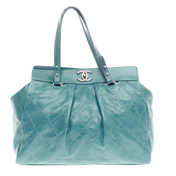 Chanel On the Road Frame Glazed Leather -