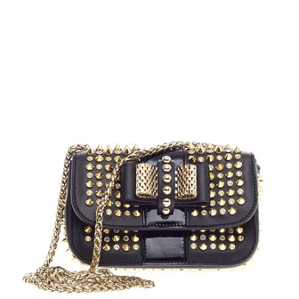 Christian Louboutin Sweet Charity Crossbody Spiked Leather