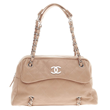 Chanel CC Flap Pocket Camera Case Quilted Lambskin Medium