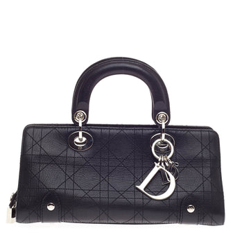 Christian Dior Lady Dior Stitched Cannage Leather East West