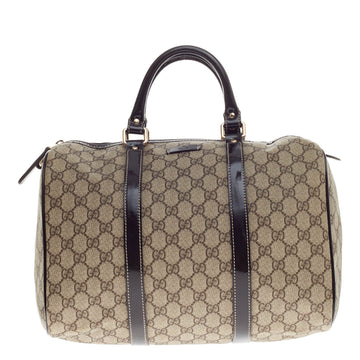 Gucci Joy Boston GG Coated Canvas Medium