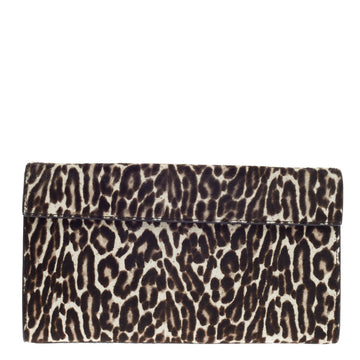 Alaia Flap Clutch Calf Hair Small