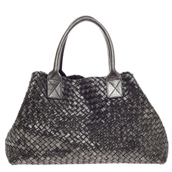 Bottega Veneta Moon Cabat Tote Intrecciato Nappa Medium