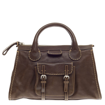 Chloe Edith Satchel Leather -