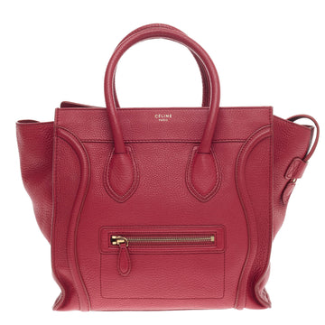 Celine Luggage Grainy Leather Mini