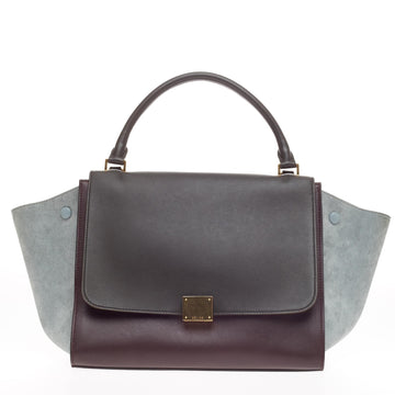 Celine Trapeze Tricolor Leather Medium