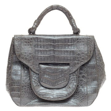 Nancy Gonzalez Flap Pocket Bag Crocodile Large