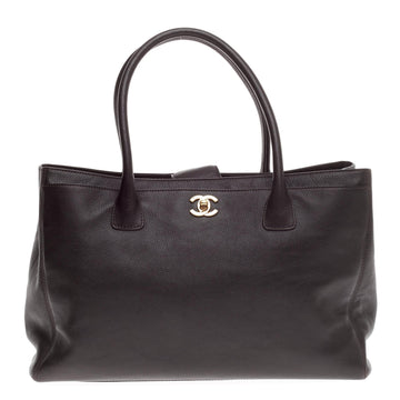 Chanel Cerf Executive Tote Leather Medium
