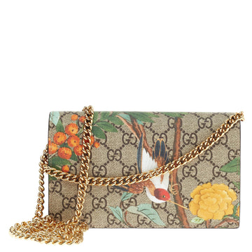 Gucci Chain Bag Tian Print GG Coated Canvas Mini