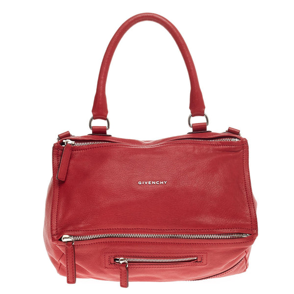 Buy Givenchy Pandora Bag Leather Medium Red 458905
