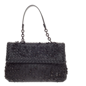 Bottega Veneta Olimpia Shoulder Bag Tobu Intrecciato Nappa Medium